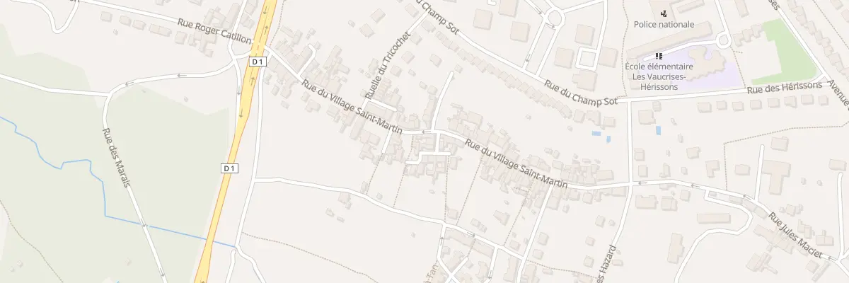 Plan du 58 Rue du Village St Martin à Château-Thierry