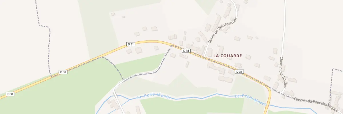 Plan du 6 Rte de la Vallée à Verdelot