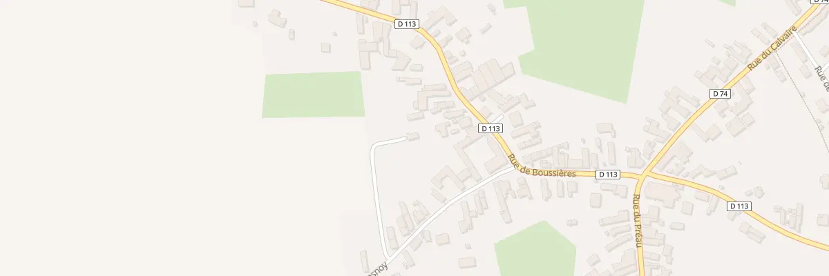 Plan du 11 Rue de Boussières à Bévillers
