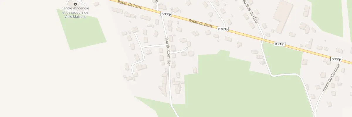 Plan du 9 Rue du Cornillier à Viels-Maisons