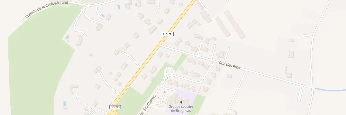 Plan du 1 Rue des Prés à Brugheas
