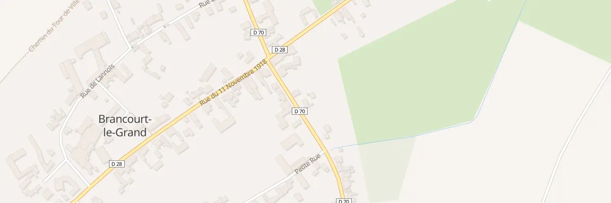Plan du 7 Rue de Capelle à Brancourt-le-Grand