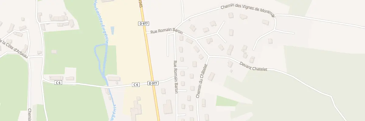 Plan du 15 Rue Romain Baron à Varzy