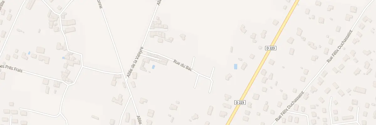 Plan du 13 Rue du Bac à Lezoux