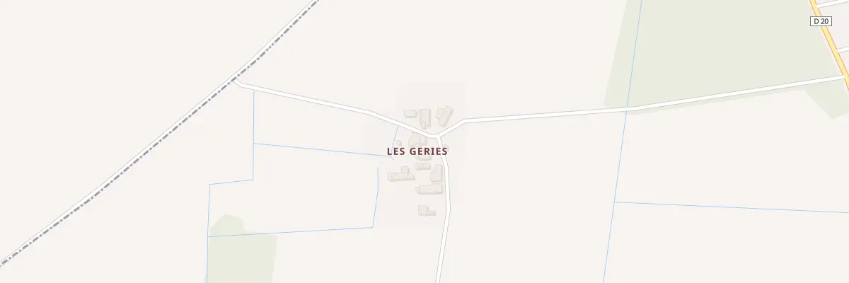 Plan du 5 Les Geries à Ravel