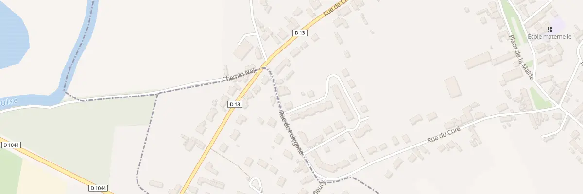 Plan du 3 Rue du Polygone à Danizy