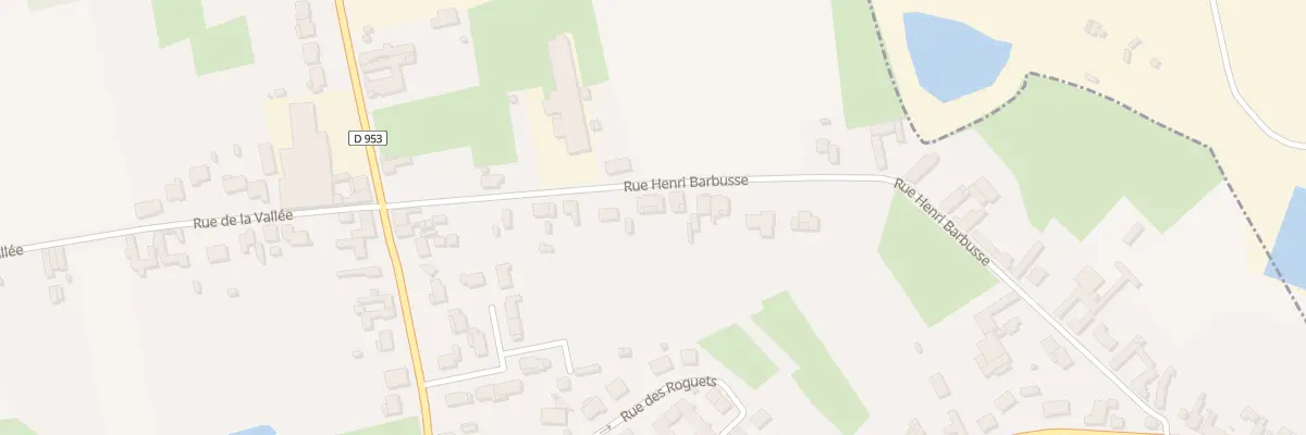 Plan du 13 Rue Henri Barbusse à Millonfosse