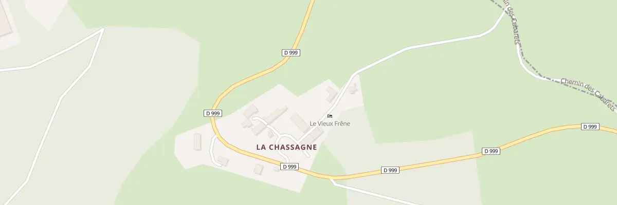 Plan du 7 La Chassagne à Bansat