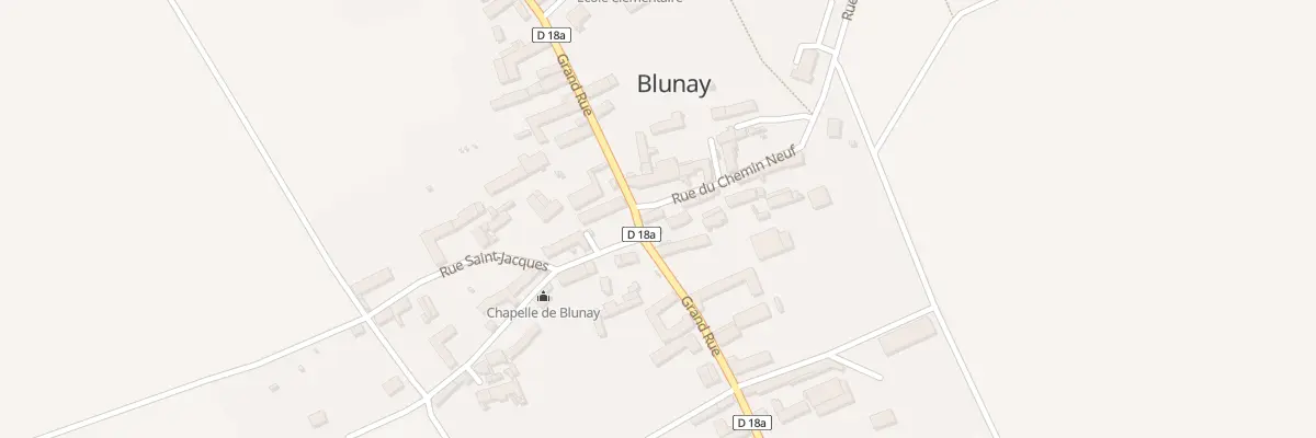 Plan du 23 Grand Rue de Blunay à Melz-sur-Seine