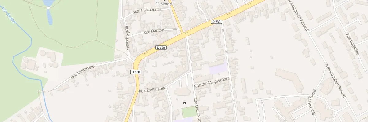 Plan du 14 Rue Pasteur à Douchy-les-Mines