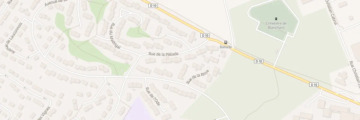 Plan du 11 Rue de la Pléiade à Château-Thierry
