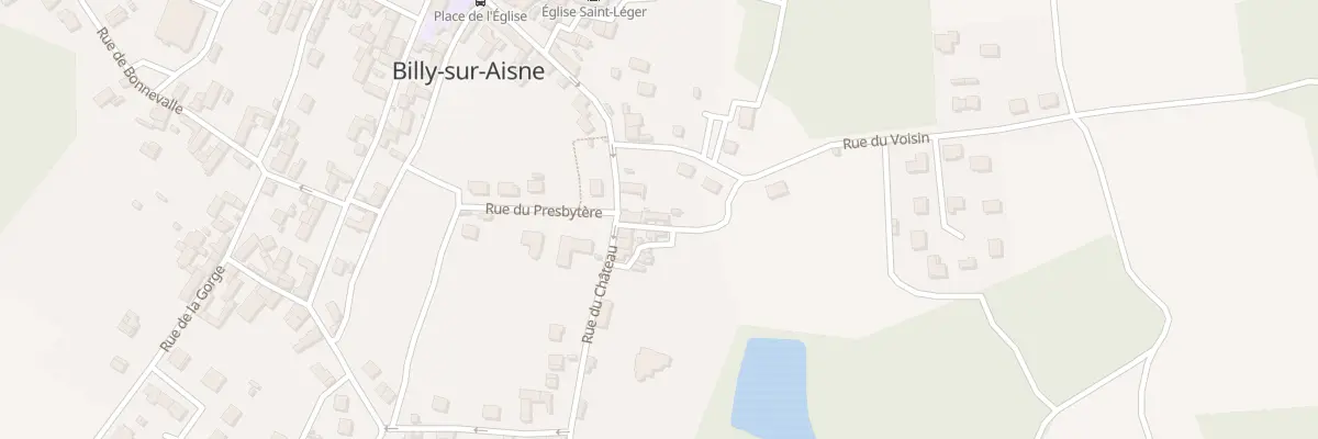 Plan du 161 Rue du Château à Billy-sur-Aisne