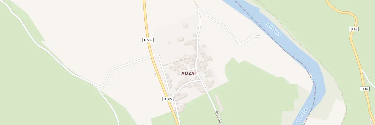 Plan du 5161 Auzat à Villeneuve-d’Allier