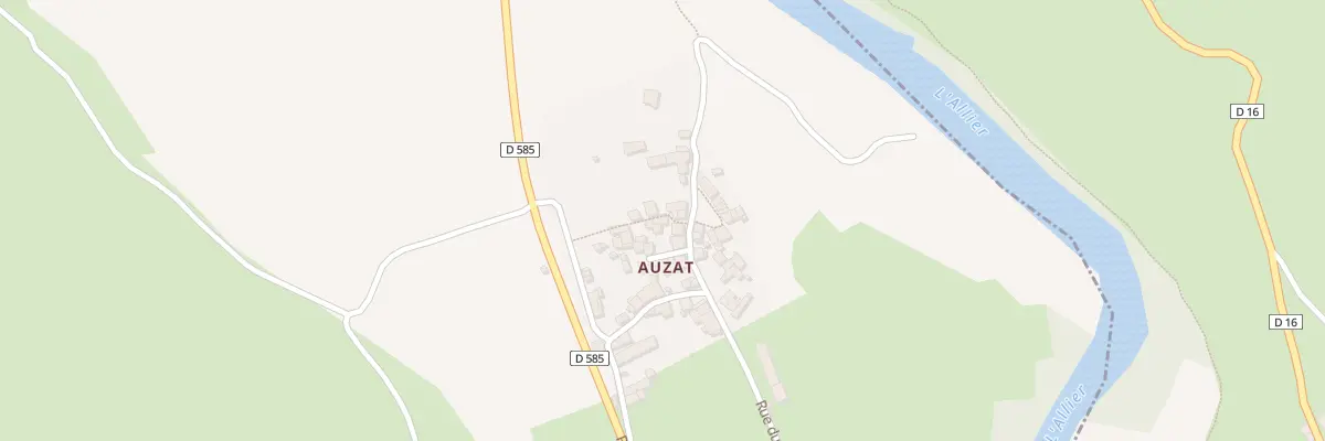 Plan du 5161A Auzat à Villeneuve-d’Allier