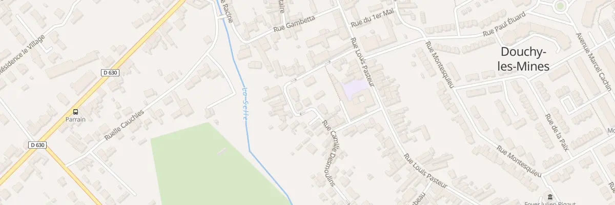 Plan du 10 Rue Camille Desmoulins à Douchy-les-Mines