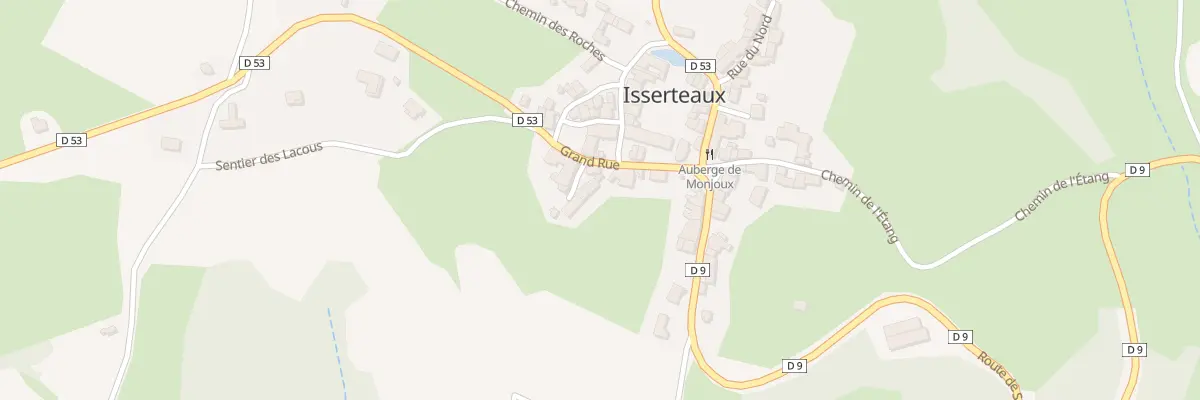 Plan du 5325 Bourg d’Isserteaux à Isserteaux