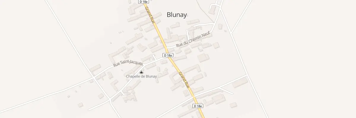 Plan du 27 Gr Grand Rue de Blunay à Melz-sur-Seine