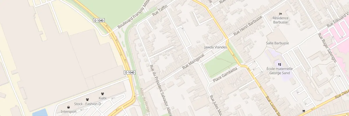 Plan du 23C Rue Maingoval à Denain