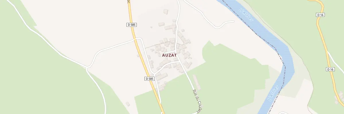 Plan du 5163 Auzat à Villeneuve-d’Allier