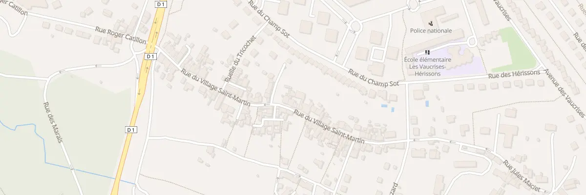 Plan du 29 Rue du Village St Martin à Château-Thierry