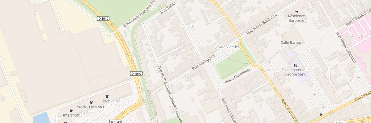Plan du 23A Rue Maingoval à Denain