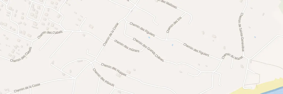 Plan du 425 Che de la Cosse à Vias