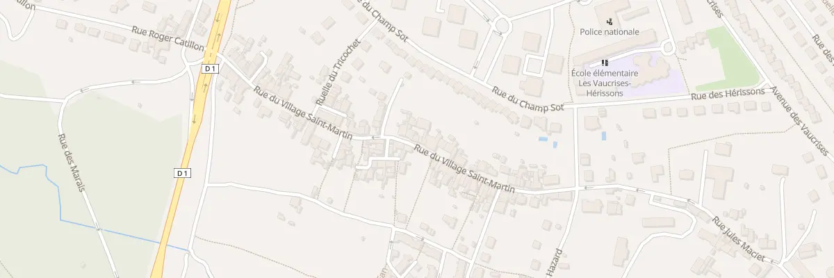 Plan du 27 Rue du Village St Martin à Château-Thierry