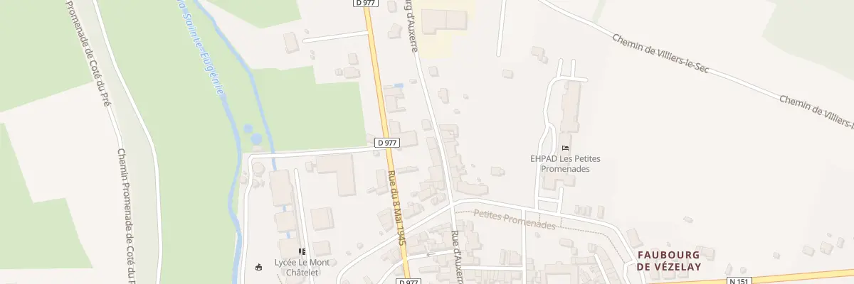 Plan du 11 Rue du Faubourg d’Auxerre à Varzy