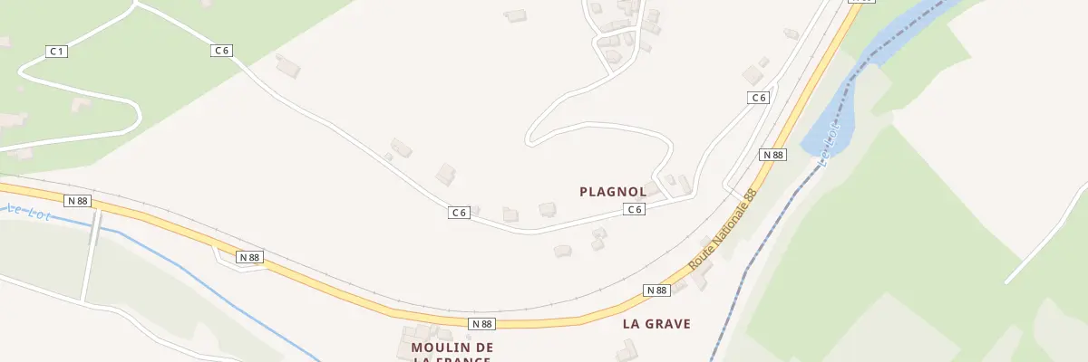 Plan du 5163 Le Plagnol à Cultures