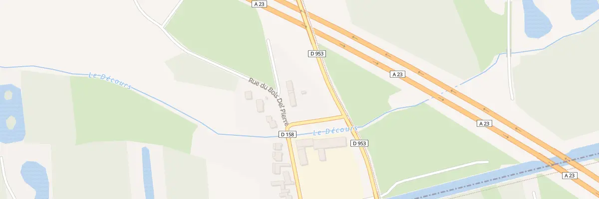 Plan du 2 Rue du Bois Del Pierre à Millonfosse