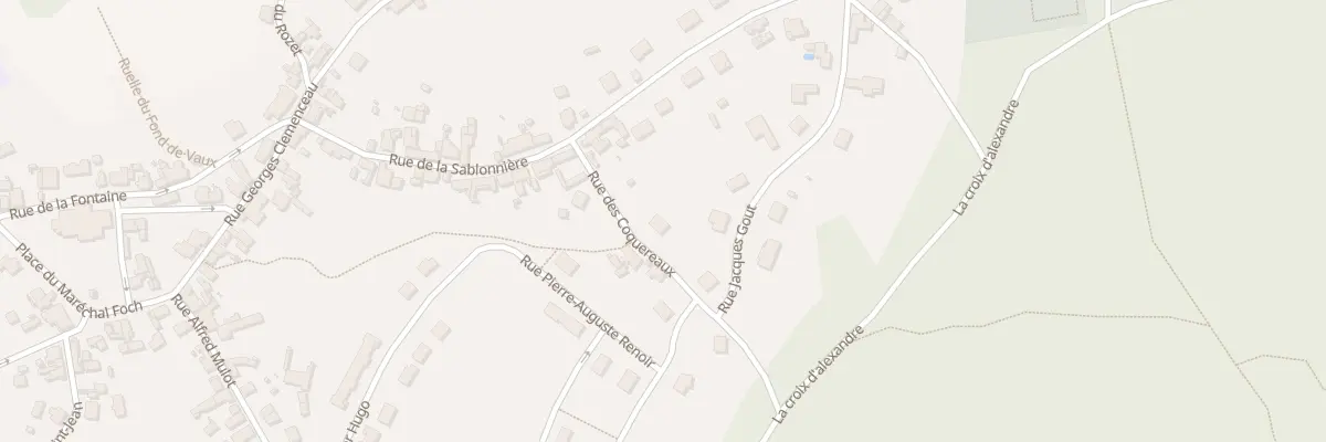 Plan du 7 Rue des Coquereaux à Saint-Gobain