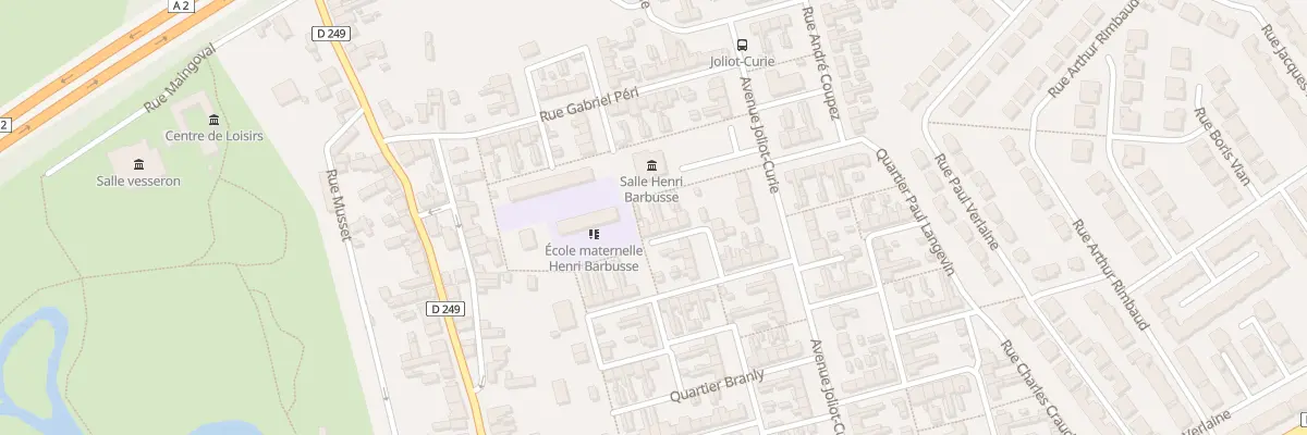 Plan du 26 Rue P Vaillant Couturier à Douchy-les-Mines