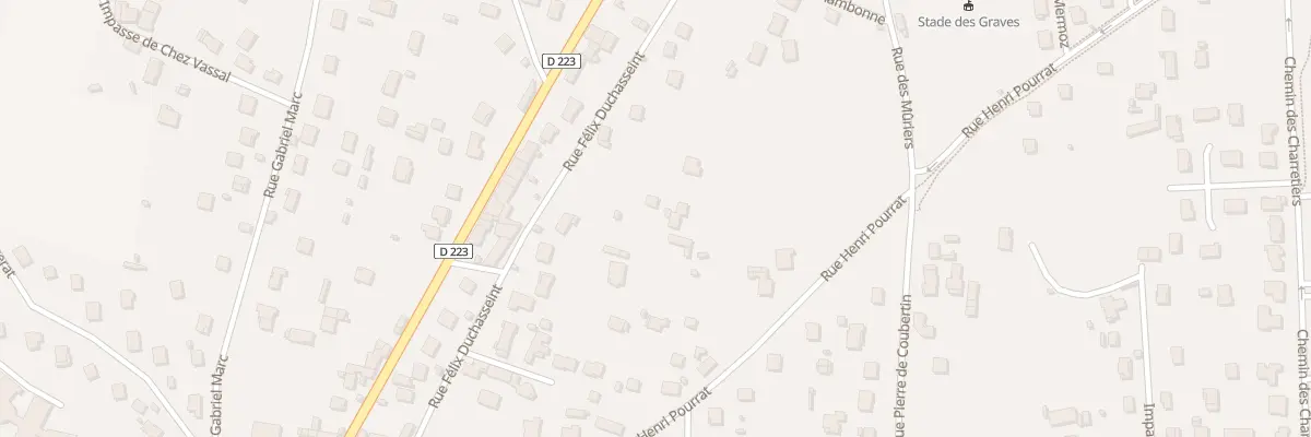 Plan du 18 Rue Félix Duchasseint à Lezoux