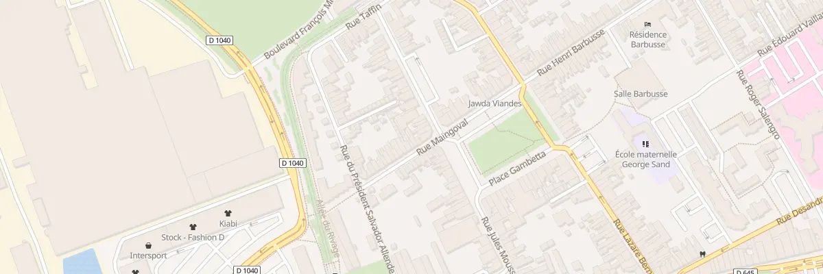 Plan du 25 Rue Maingoval à Denain