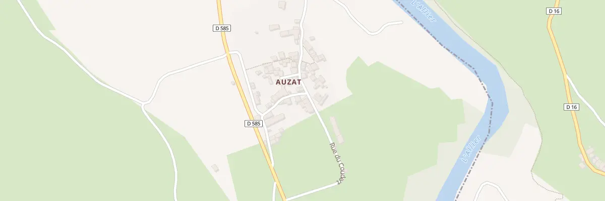 Plan du 5166 Auzat à Villeneuve-d’Allier