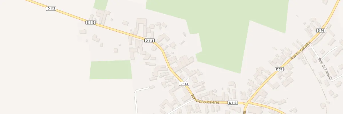 Plan du 34 Rue de Boussières à Bévillers