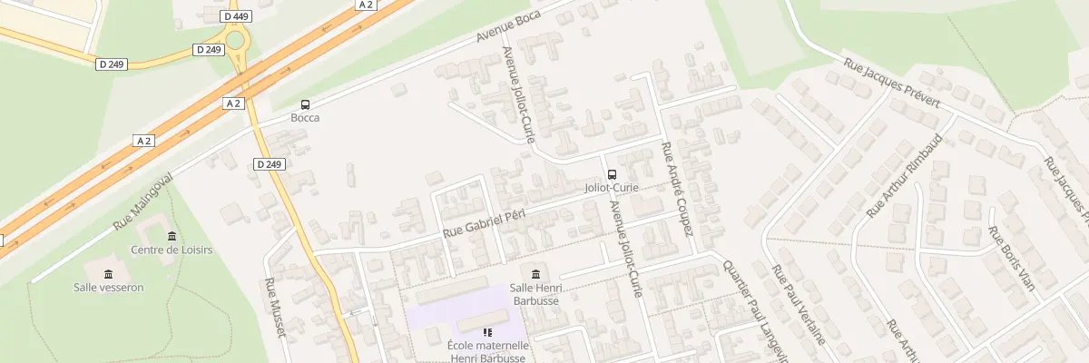 Plan du 33 Rue Gabriel Péri à Douchy-les-Mines