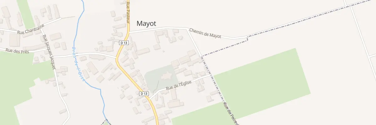 Plan du 2 Rue du Point du Jour à Mayot