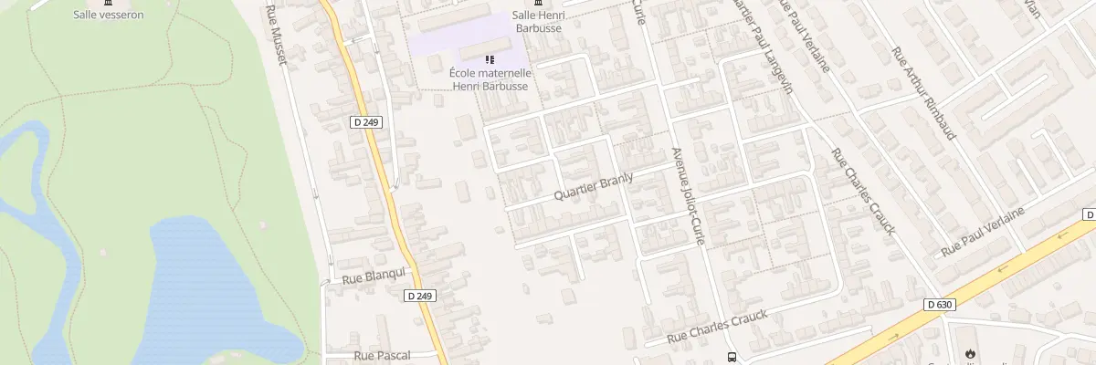 Plan du 15 Rue P Vaillant Couturier à Douchy-les-Mines