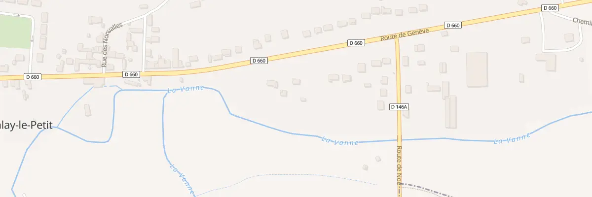 Plan du 56 Rte de Genève à Malay-le-Petit