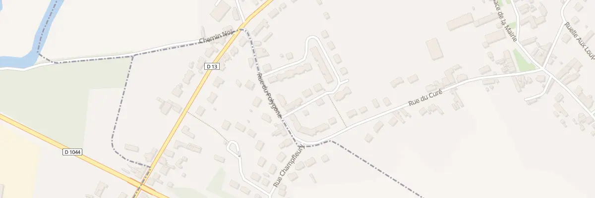 Plan du 13 Rue du Polygone à Danizy