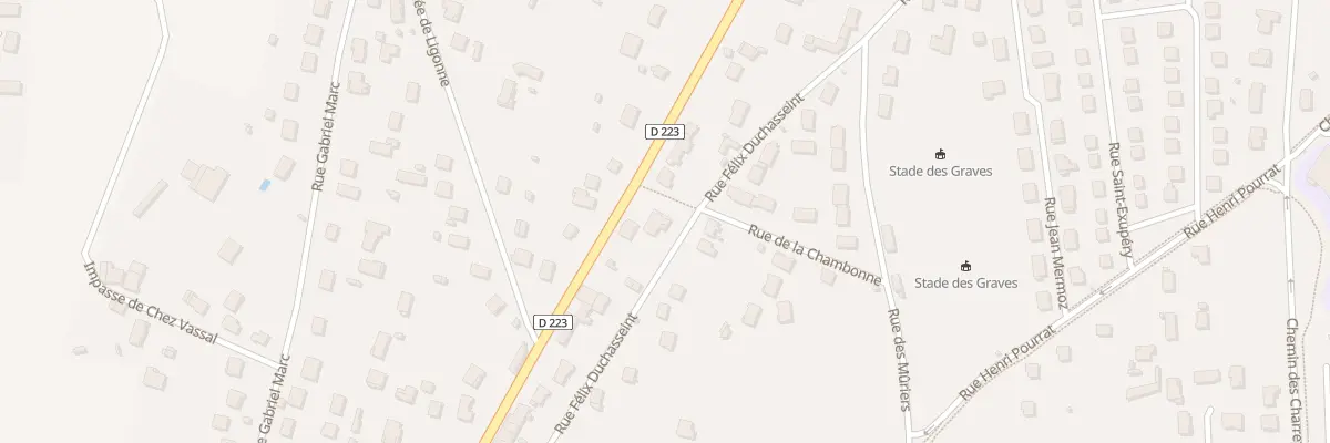 Plan du 33 Rue Félix Duchasseint à Lezoux