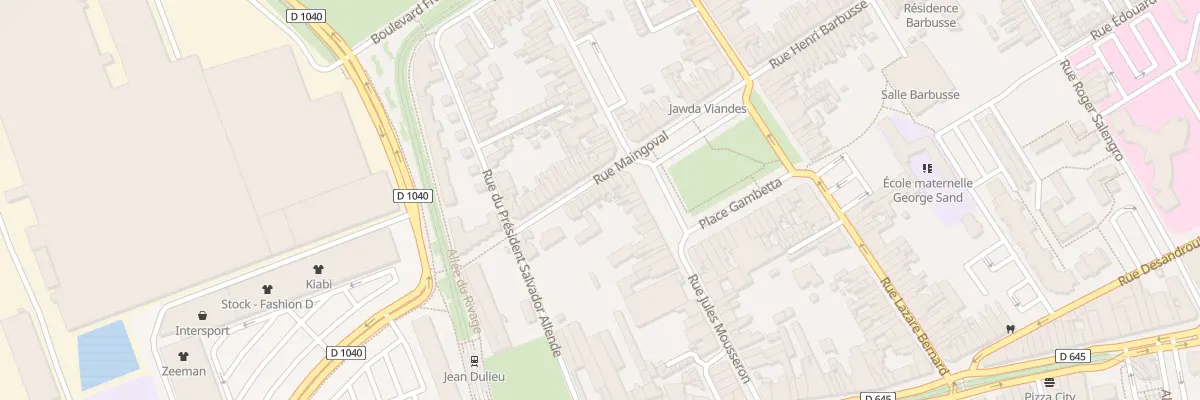 Plan du 12 Rue Maingoval à Denain