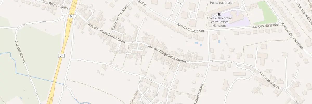 Plan du 42 Rue du Village St Martin à Château-Thierry