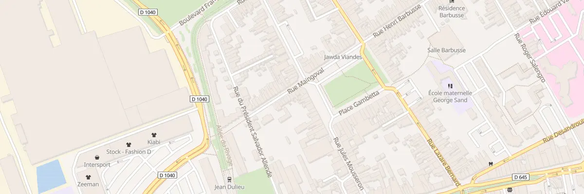 Plan du 14 Rue Maingoval à Denain