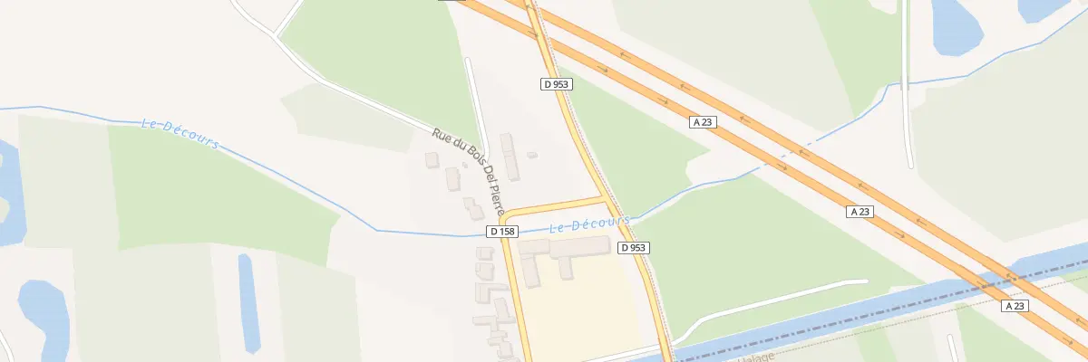 Plan du 2A Rue du Bois Del Pierre à Millonfosse