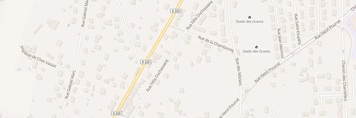 Plan du 30 Rue Félix Duchasseint à Lezoux