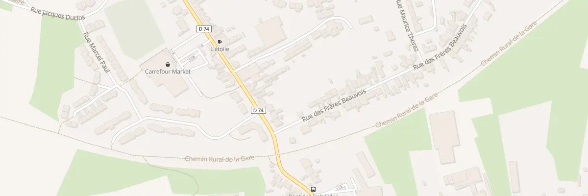 Plan du 154B Rue Sadi Carnot à Avesnes-les-Aubert