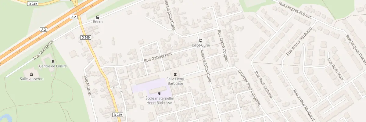 Plan du 26 Rue Gabriel Péri à Douchy-les-Mines
