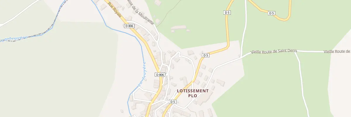 Plan du 5126 Rue du Château à Serverette